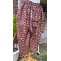 ราคา โจงกระเบนผ้าถุง ลายหมี่ สีม่วง (22947254806)