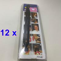 ราคา พลาสติกซิกแซกม้วนผม 1 แพ๊ค12 ชิ้น พลาสติกซิกแซกผม พลาสติกสีดำที่เกล้าผมมหัศจรรย์ ที่เกล้าผม ม้วนผมแต่งทรง (2192726028)