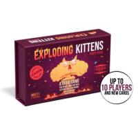 ราคา Exploding Kittens Party Pack Board game ภาษาอังกฤษ บอร์ดเกมแมวระเบิด บอร์ดเกม กระดาษพรีเมี่ยมเป็นลายตาราง (22312682545)