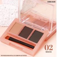 ราคา SIVANNA COLORS WONDER DRAWING EYEBROW KI พาเลทท์เขียนคิ้ว เนื้อฝุ่น HF511 (22917593104)