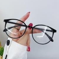 ราคา Korean Round Frame Anti Radiation Eyeglasses Women and Men Leopard Replaceable Lenses (16775059652)