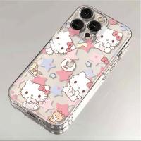 ราคา เคสโทรศัพท์ Gratis Ongkir Sanrio Hello Kitty เคสโทรศัพท์น่ารักสำหรับ iPhone 16 15 14 13 12 11 Pro Max 6 6S 7 8 14 15 16 Plus 12 13 Mini SE2020 5 5S 5c X Xr Xs Max ของขวัญ Y2K เคสใสแบบนิ่ม (22897710179