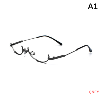 ราคา QNEY แว่นตาผู้หญิงใหม่กรอบครึ่งล่างแบบไม่มีเลนส์กรอบแว่นตาผู้หญิงไม่มีหยดน้ำไม่มีเลนส์ตกแต่งกรอบแว่นตาสำหรับตกแต่งเด็กผู้หญิงน่ารัก (22404501265)