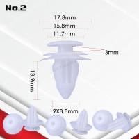 ราคา กิ๊บแผงประตูรถยนต์ กิ๊ฟแผงประตูรถ ยึดแผงประตูและแผงชิ้นส่วนในรถยนต์ ใช้ได้กับรถทุกรุ่น กิ๊บพลาสติก พุกพลาสติก (22278537250)