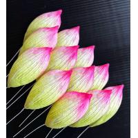 ราคา กลีบบัว กลีบดอกบัวผ้ากันน้ำได้ แพคละ50กลีบ กลีบดอกบัวสำหรับงานประดิษฐ์ (16589792129)