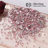 ราคา UR SUGAR Crystal White Nail Rhinestone AB Charms Luxury Nail Art Flatback Gems for 3D Nail Decorations Glitter Nail Decal (21166613840)