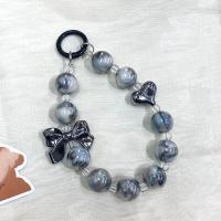 ราคา FunFrenzy ห่วงโซ่คล้องโทรศัพท์ลายโบว์สีหวานเคสหูฟังลูกปัดสองสีห้อยกุญแจรถกระเป๋าตกแต่ง (22538857675)