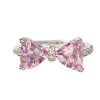 ราคา BUY 1 GET 1 แหวนสีชมพูเจ้าหญิงน่ารักปรับได้แหวนรูปโบว์แหวนเพชรสไตล์หวานๆสำหรับผู้หญิงเครื่องประดับสำหรับงานเลี้ยงวันเกิดของขวัญ (22542651644)