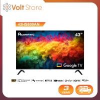 ราคา ใหม่ Aconatic ทีวี 43 นิ้ว FHD Google TV รุ่น 43HS800AN ระบบปฏิบัติการ Google Netflix Youtube Wifi Voice Search Frameless Design Dolby AudioChromecast Built in รับประกัน 3 ปี (21873110686)