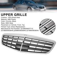 ราคา Areyourshop ตะแกรงหน้าสไตล์ AMGตะแกรงหน้ารถเหมาะสำหรับ Mercedes Benz S Class S550 W221 S600 S65 S63 (17031147232)