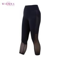 ราคา Wienna DY93301 ชุดชั้นใน เวียนนา Sport Pants สปอร์ต กางเกงใส่ออกกำลังกาย ไซซ์ MLE XL X XXL สีดำ (9902077241)