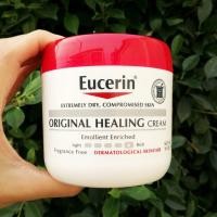 ราคา ครีมยูเซอรีน Eucerin Original Healing Cream For Extremely Dry Compromised Skin Fragrance Free 16 oz 454g ยูเซอริน (1456362041)