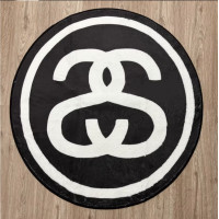 ราคา ส่งฟรี 679 พรม STUSSY ทรงกลม ขนาด 60CM วางแต่งห้องสวยๆ (21876932576)