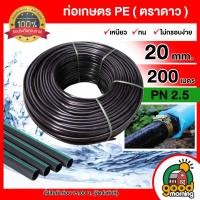 ราคา ตราดาว ท่อเกษตร ขนาด 16 25 มิล ยาว200หรือ180ม 200ม ความแข็งแรง2 5 4บาร์ ท่อพีอี PE PIPE HDPE พีอี ทนแรงดัน ทนทานต่อการกัดกร่อน (23072704144)