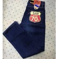 ราคา Justin ยีนส์ทรงขากระบอกใหญ่ ริมแดง มี 2 สี สินค้าล้างสต๊อก 29 38 (21543302685)