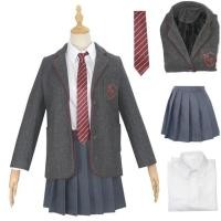 ราคา User friendly Movie Roald Dahl Matilda The Musical Grey School Cosplay Costume For Children Girl Jk Pleated Skirt Outfits Halloween (21423079728)