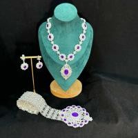 ราคา ชุดเครื่องประดับไทย ทรง cz series ชุบสีทอง สีเงิน สร้อยคอ เข็มขัด ปิ่นปักผม สังวาลย์ ชุดไปงานเลี้ยง งานแต่งงาน ประกวดนางงาม เทศกาล และงานอื่นๆ (22971021535)