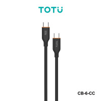 ราคา TOTU CB 6 CC สายชาร์จเร็ว 6A SILICONE DATA CABLE ความยาว 1 เมตร สำหรับ Type C (21296713021)