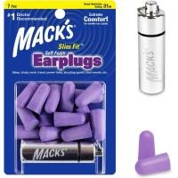 ราคา Macks Mack s Slim Fit Soft Foam Earplugs 7 Pair with Travel Case Small Ear Plugs for Sleeping Snoring Traveling Concerts Shooting Sports and Power Tools Made in USA (20666657272)