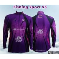 ราคา JK FISHING SPORT V3 เสื้อตกปลามอไซร้จักรยานแขนยาว JK Thailand กันยูวี80 แห้งเร็ว ผู้ชาย ผู้หญิง สำหรับกีฬากิจกรรมกลางแจ้ง (21524447570)