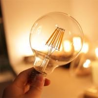 ราคา หลอดไฟวินเทจ LED Filament Bulb G95 4W 2200K กระจกสีชาทอง 0835 (181653044)