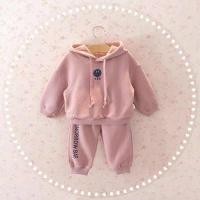 ราคา พร้อมส่ง ชุดวอร์มอมยิ้มสีชมพู ชุดเซ็ต เสื้อฮู้ดแขนยาว กางเกงขายาว รุ่นผ้าหนา น่ารักมาก Cset Omyim (21131990638)