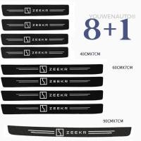 ราคา Zeekr สติ๊กเกอร์คาร์บอนไฟเบอร์กันรอยขีดข่วนธรณีประตูรถยนต์ ZEEKR 009 X (22782493513)