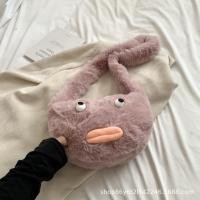 ราคา ใหม่ไส้กรอกปากกระเป๋าขนตลกน่ารักกระเป๋าสะพายข้างขนยาวกระเป๋าสะพายแฟชั่นสาวกระเป๋าขนปุย (22879112958)