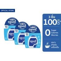 ราคา 3 ชิ้น Equal Classic อิควล คลาสสิค ผลิตภัณฑ์ให้ความหวานแทนน้ำตาล ขนาด 100 เม็ด 0 แคลอรี (21930194089)