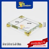 ราคา ฐานแก้วคริสตัลมีขา ฐานเสริมทรัพย์ ฐานพระ ฐานรองพระ ฐานตั้งบูชาพระ แท่นบูชา ที่วางพระ Crystal Clears Base Glass Stand (14397140893)