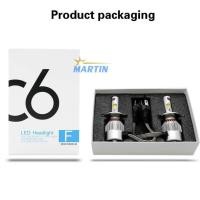 ราคา หลอดไฟหน้ารถ LED C6 ขั้ว H4 H7 H11 ความสว่าง 6000K ระบบ Lighting Focus 1 คู่ (22708384823)