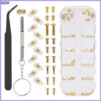 ราคา Glasses Nose Pad Eyeglasses Nose Pads Replacement Repair Kit Eye Glass Repair Kit with Screws for Eye Glasses (22647468206)