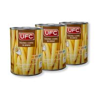 ราคา UFC ยูเอฟซี ข้าวโพดอ่อนในน้ำเกลือ 565 กรัม x 3 กระป๋อง (10456770432)