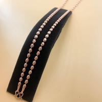 ราคา สร้อยนาค pink gold สวมหัวได้ 24 นิ้ว (22552684594)