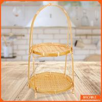 ราคา BNCABLE จานผลไม้ตะกร้าสานใส่ผลไม้ถาดอบขนมปังแบบชนบทถาดเสิร์ฟที่เก็บอาหารชามใส่ผลไม้ไม้ไผ่สำหรับงานเลี้ยงบนโต๊ะที่บ้าน (22757458833)