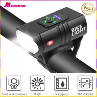 ราคา MojoyceStyle ไฟจักรยาน LED 10W 800LM 6 โหมด USB ไฟหน้า MTB แบบชาร์จไฟได้ (22747383442)