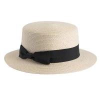 ราคา หมวกสาน คาดสีดำ โบว์เล็กๆ สีพื้น หมวกกันแดดเที่ยวทะเล หมวกสานปีกกว้าง แฟชั่น สำหรับผู้หญิง A016 สีขาว สีครีม สีกากี (22852272860)