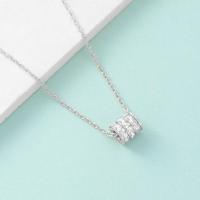 ราคา แฟชั่นใหม่มาแรงจากไทเทเนี่ยมเหล็กไร้สีประดับเพชรแบบเต็มตัวสร้อยคอจี้เอวสูงสำหรับผู้ชายตัวเล็กโซ่ไหปลาร้าประดับเพชรสามชั้น (21818012076)