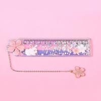 ราคา ไม้บรรทัดวัดระดับน้ำไหลเข้าลายการ์ตูนสร้างสรรค์ไม้บรรทัดวาดภาพน่ารักเครื่องเขียนนักเรียนไม้บรรทัดที่คั่นหนังสือจี้หัวใจสาวน้อย (19844612710)