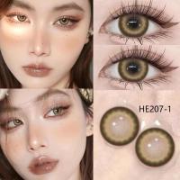 ราคา YILALA COD คอนแทคเลนส์สีคู่ขนาดเส้นผ่านศูนย์กลาง 14 5MM ปริมาณน้ำ 40 สั้น 1 00 ถึง 4 25 (22528485964)