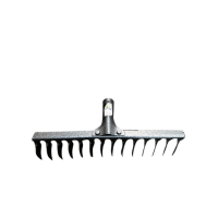 ราคา houseshop216 POLLO หัวคราดเหล็ก14ฟัน รุ่นR108 สีเทา การันตีถูกที่สุด (20269204629)