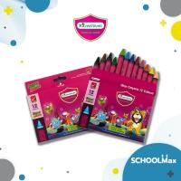 ราคา สีเทียน Super Jumbo ใหญ่พิเศษ สีเทียนแท่งใหญ่ สีเทียน Master art 12สี กล่อง (21695688872)