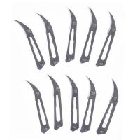 ราคา CluckCraft มีดตอนหมู ใบมีดตัดสแตนเลสหมู มีดตัดแต่งหมู มีดตอนลุกหมู เบอร์12 เบอร์23 เบอร์11 สำหรับลูกหมู ใช้สะดวก อุปกรณ์หมู (21279570378)