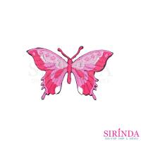 ราคา ตัวรีดการ์ตูนผีเสื้อ ตัวรีดติดเสื้อ อาร์มปักตกแต่ง DIY EMBROIDERY PATCH 00080451 (20838382086)