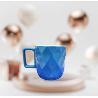 ราคา แก้วกาแฟเซรามิคแก้วมัคลายกาแฟสีเข้มมีหูจับ (22305759627)