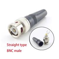 ราคา Dgdfhj Shop BNC Connector BNC Male Plug Twist on RF Coaxial RG59 Cable Plastic Tail Adapter for Surveillance CCTV Camera Video Audio (20671321811)