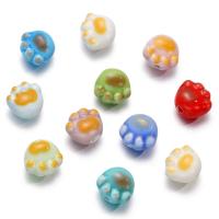 ราคา St kunkka ลูกปัดเซรามิก2ชิ้นลูกปัดกรงเล็บแมวการ์ตูนน่ารักหลากสีสร้อยข้อมือสร้อยคออัญมณีแบบทำมือ (22878287674)