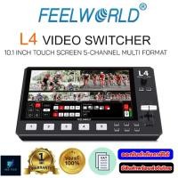 ราคา FEELWORLD L4 Multi Camera Video Mixer Switcher 10 1 หน้าจอสัมผัส USB3 0 สตรีมมิ่งที่รวดเร็ว รับประกัน 1 ปี มีสินค้าพร้อมส่งในไทย (22139646468)