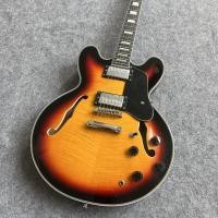 ราคา Gibson ES 335 Sunbusrt กีต้าร์ไฟฟ้ากีตาร์มืออาชีพบอดี้กึ่งกลวงโบราณ (22176080797)