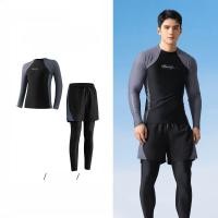 ราคา Kappa Mens Swimming ชุดสูท ชุดแขนยาว กางเกงขายาว แมงกะพรุน ชุดสูท ดําน้ําท่องป้องกันแสงแดดแห้งเร็ว ลำลอง ชุดโต้คลื่น (22737514279)